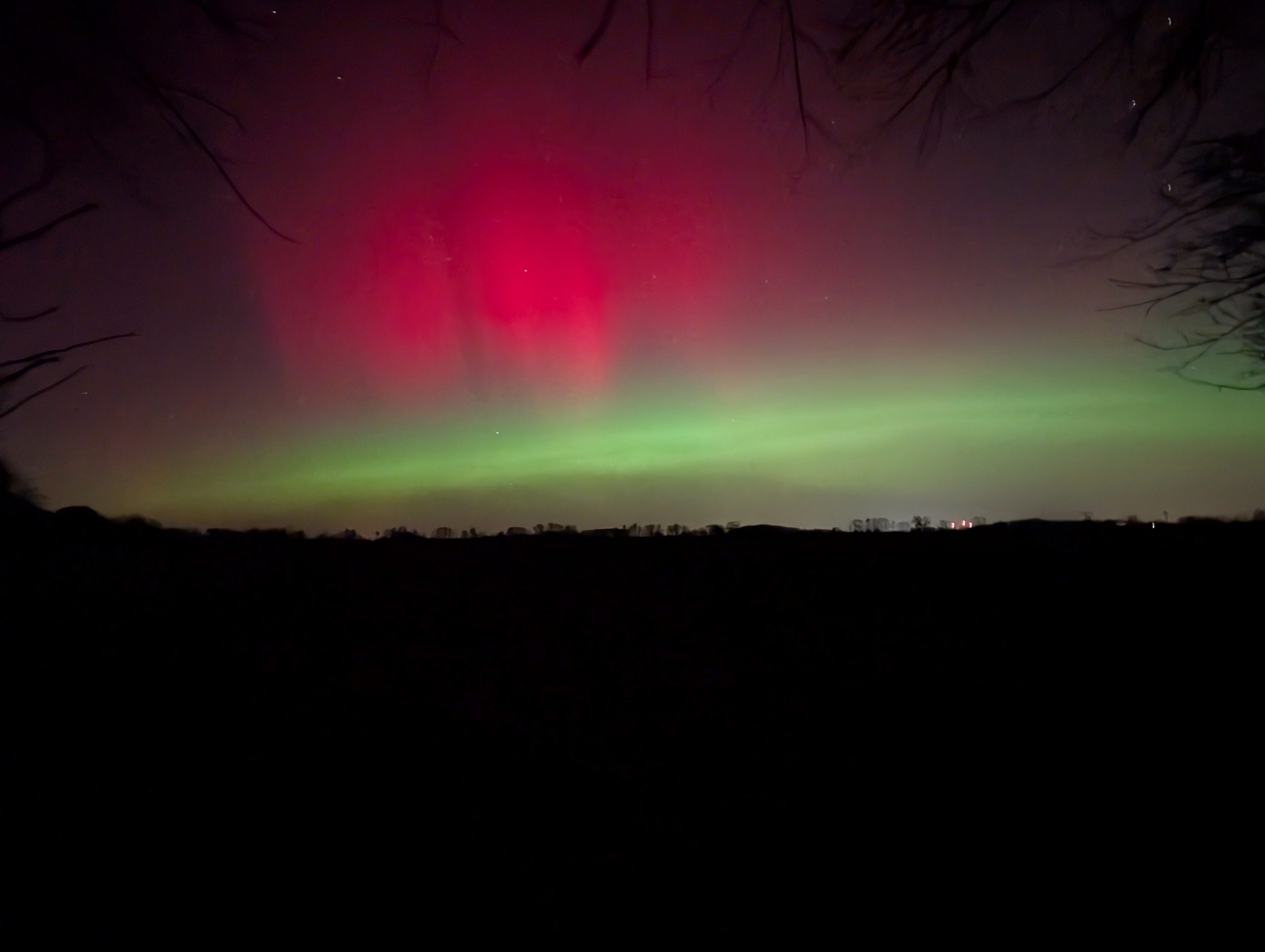 Polarlichter über Wildpark West